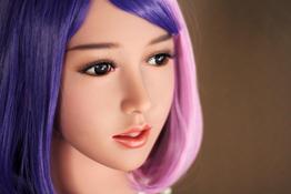 165cm Amazing Purple Wig Artificial Elegant Ladies Huge Breast Best Silicone Life Size Sex Doll for Men from Automatic Woman